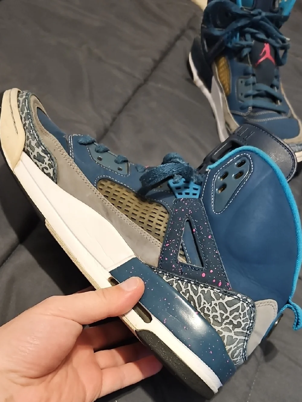 Jordan Spizike‎ Space Blue Sneakers Size 12